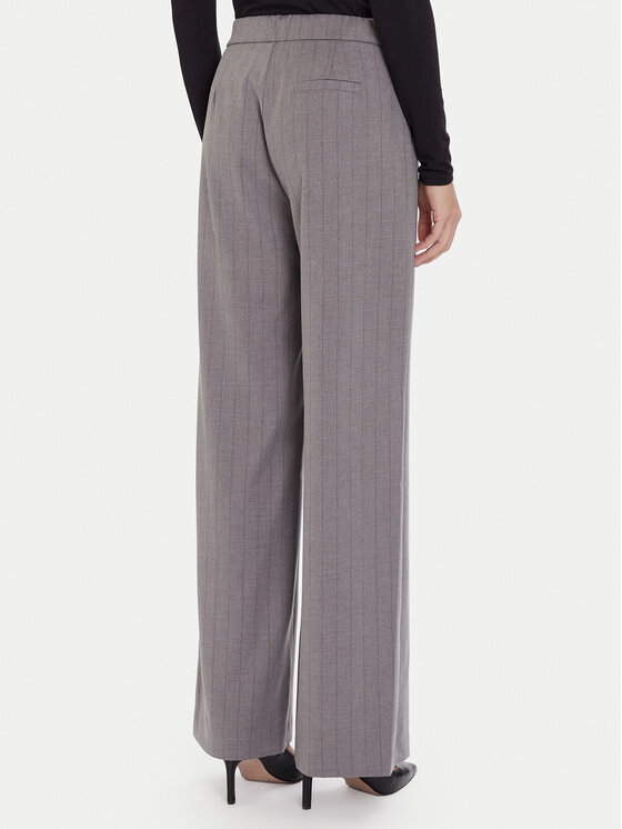Maryley Maryley Pantaloni din material 25IB598/M17/35GR Gri Regular Fit