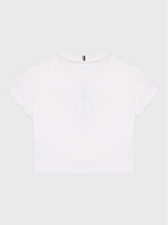 Tommy Hilfiger Tommy Hilfiger Marškinėliai KG0KG07437 D Balta Regular Fit