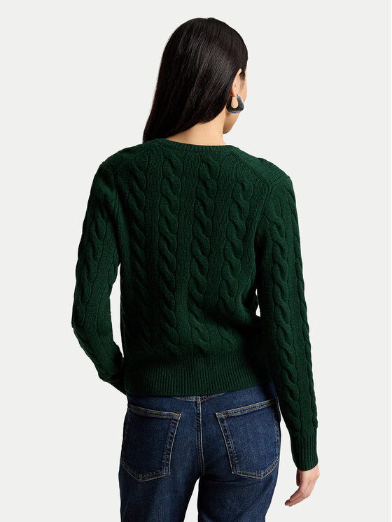 Polo Ralph Lauren Polo Ralph Lauren Cardigan 211972104503 Verde închis Slim Fit