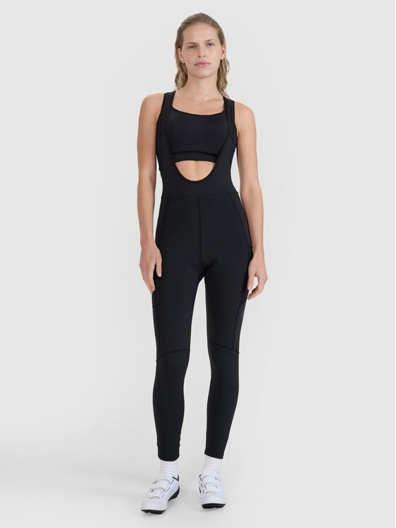 4F 4F Szorty rowerowe 4FWSS25TFTIF331-20S Czarny Slim Fit