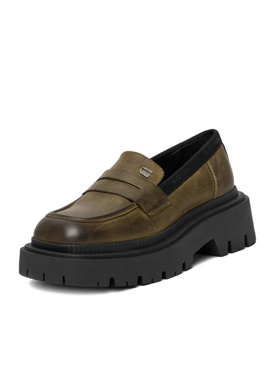 G-Star Raw G-Star Raw Loafersy CEO-WI34-JOSIA-04 Zielony