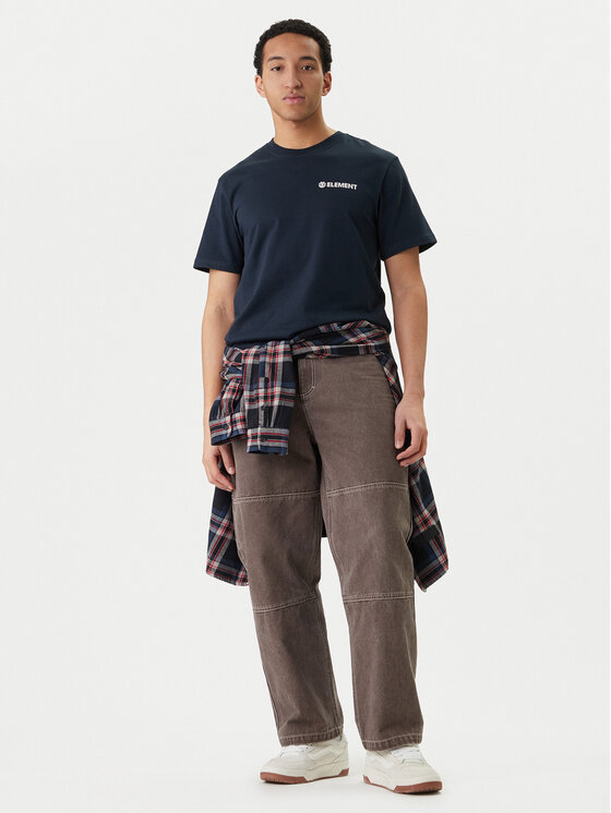 Element Element T-Shirt Blazin Chest ELYZT00595 Dunkelblau Regular Fit