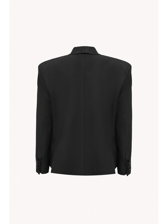 Epuzer Epuzer Marynarka Muse Smoking Czarny Standard Fit