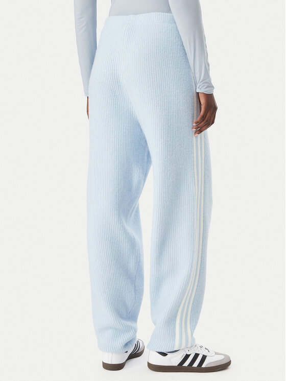 adidas adidas Pantaloni da tuta Adiluna Season 2 X Jennie Knitted Loose Joggers LD8917 Blu Relaxed Fit