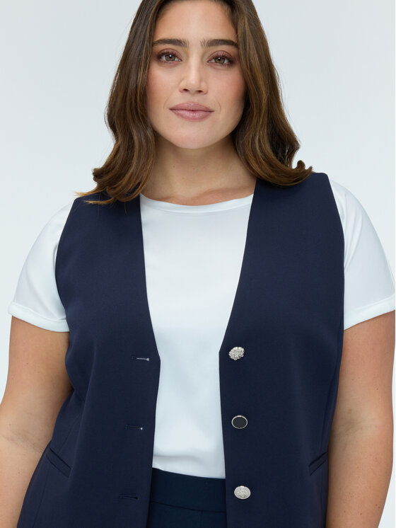 Fiorella Rubino Fiorella Rubino Giacca di transizione L000L000074N034 Blu Slim Fit