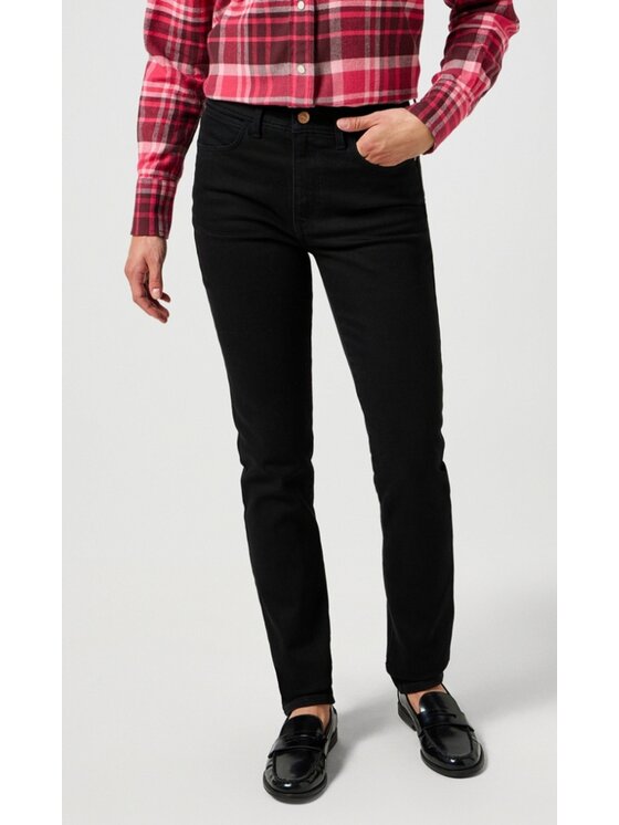 Wrangler Wrangler Jeansy Slim Czarny Slim Fit