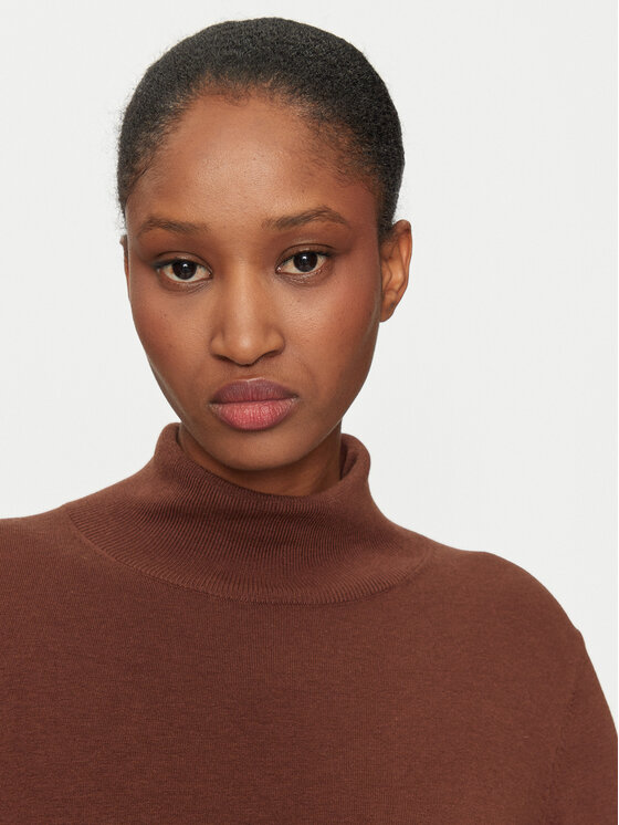 Weekend Max Mara Weekend Max Mara Krekls ar augstu apkakli Kiku 2425366022 Bēšs Regular Fit