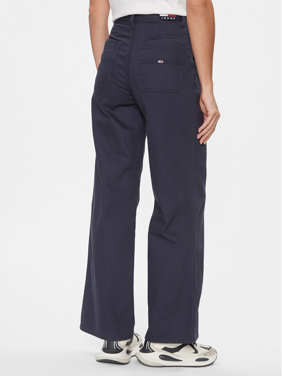 Tommy Jeans Tommy Jeans Farmer Claire DW0DW16163 Sötétkék Wide Leg