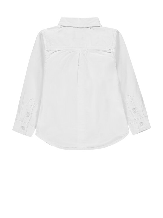 Kanz Kanz Koszula 1926903-1000 Biały Basic Fit