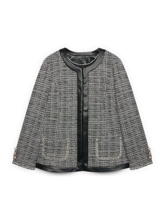 Fiorella Rubino Fiorella Rubino Giacca di transizione R002T001269N0Z3 Nero Boxy Fit