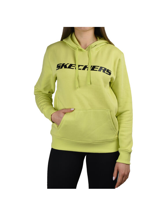 Skechers Skechers Felpa Skechers Heritage Hoodie Verde Regular Fit