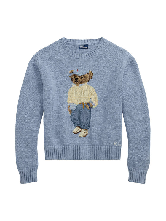 Polo Ralph Lauren Polo Ralph Lauren Sweter 211965767001 Błękitny Relaxed Fit