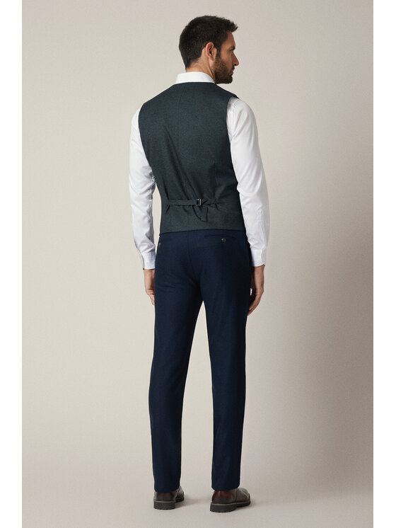 Lancerto Lancerto Kamizelka Asolo KA131225000002 Zielony Slim Fit
