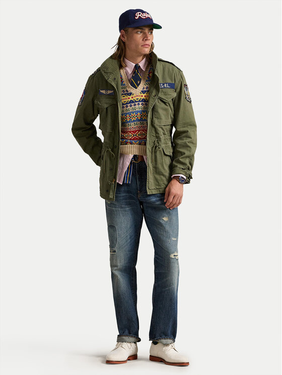 Polo Ralph Lauren Polo Ralph Lauren Átmeneti kabát 710961616001 Zöld Regular Fit