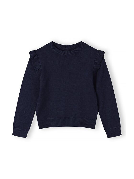 MINOTI MINOTI Sweter 12JUMPER 8 Niebieski Regular Fit