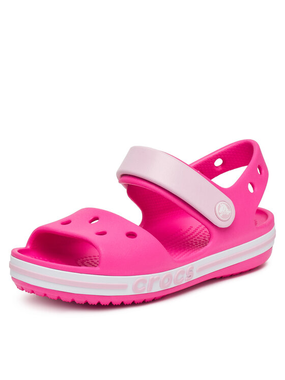 Crocs Crocs Sandali BAYABAND SANDAL K 211054-6QQ Rosa