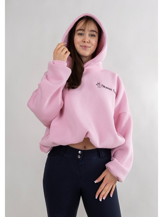 DKaren Sport DKaren Sport Bluza Eq27 Różowy Classic Fit