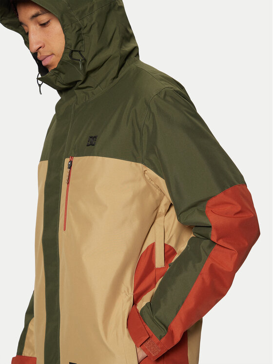 DC Shoes DC Shoes Kurtka snowboardowa Defiant ADYTJ03084 Zielony Standard Fit