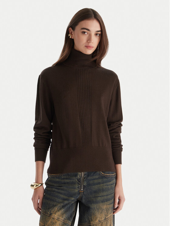 Patrizia Pepe Patrizia Pepe Dolcevita 2K0340 KM36 Marrone Regular Fit