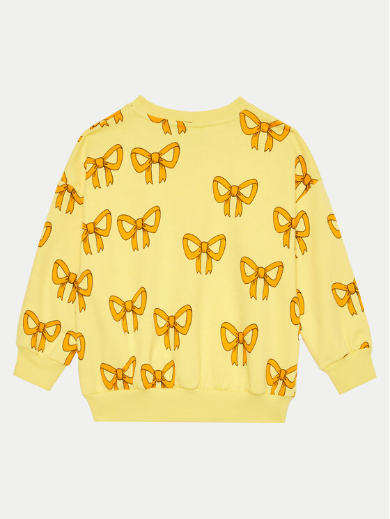 MINI RODINI Mini Rodini Felpa Bow 2472014923 Giallo Regular Fit