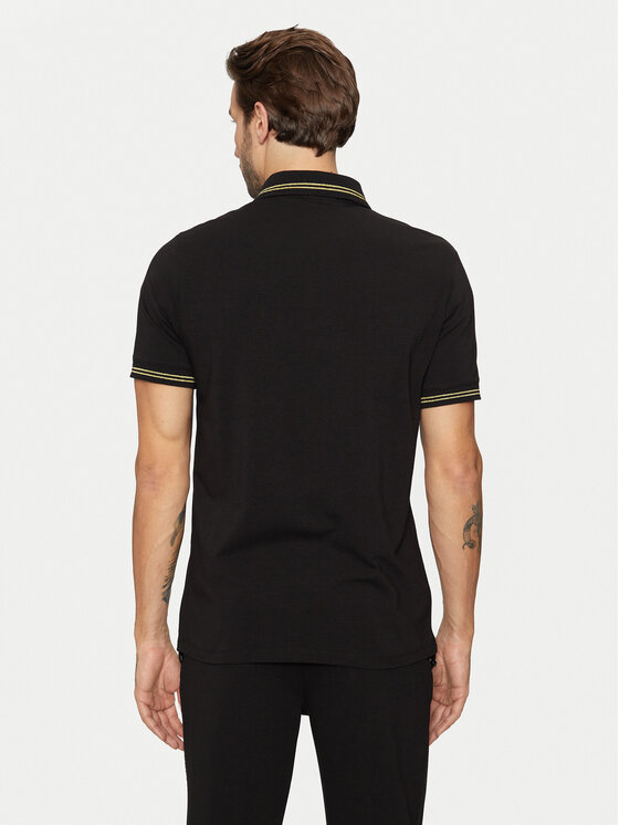KARL LAGERFELD KARL LAGERFELD Polo 745462 551235 Czarny Regular Fit