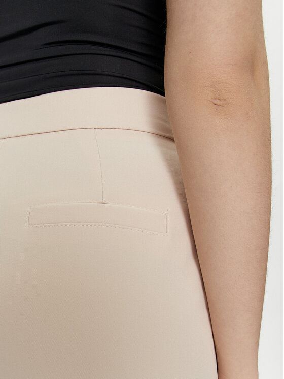 Maryley Maryley Stoffhose 24EB587/43GE Écru Regular Fit