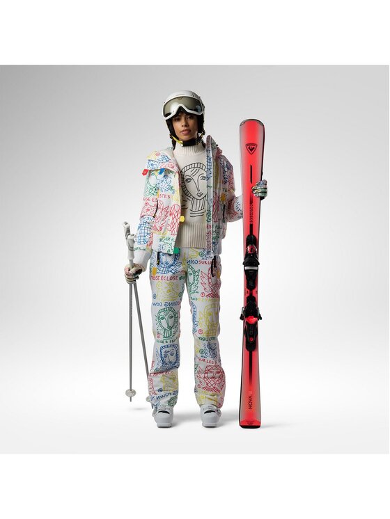 Rossignol Rossignol Spodnie narciarskie W Jcc Seasonal Ski Pant Kolorowy Slim Fit