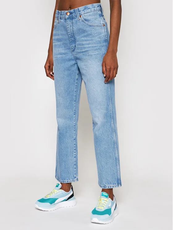 Wrangler Jeans Wild West W2H2MC258 Blau Straight Fit
