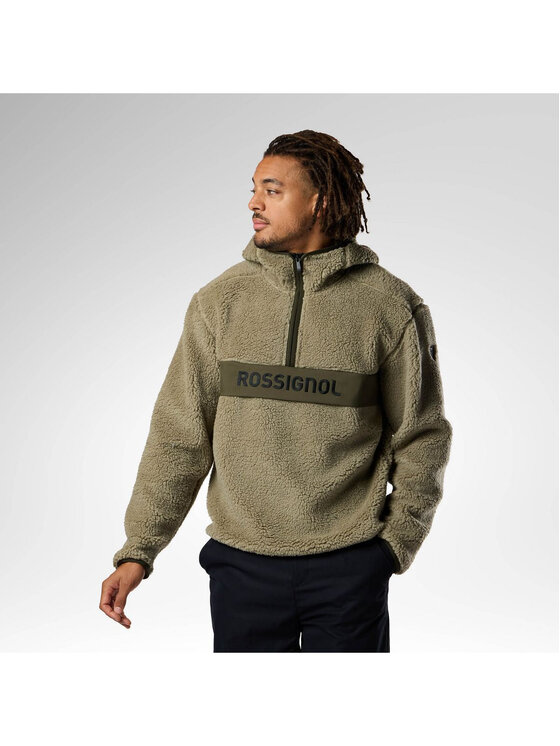 Rossignol Rossignol Polar Alltrack Anorak Fleece Zielony Regular Fit