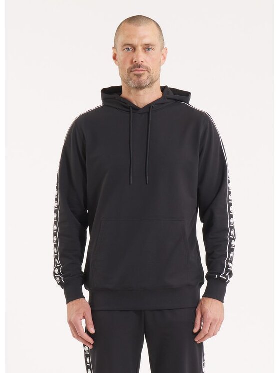 PITBULL PITBULL Bluza Bluza męska z kapturem TAPE NUGGET XL Czarny Regular Fit
