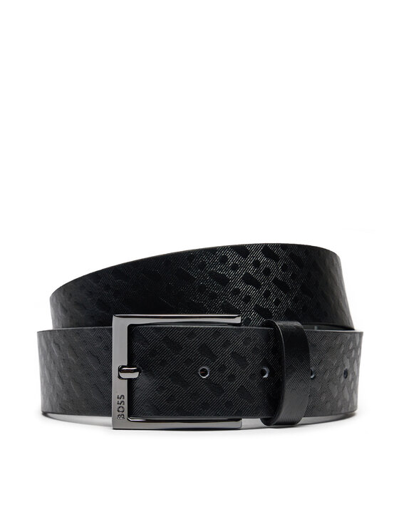 BOSS Boss Herrengürtel Barn 50524047 Schwarz
