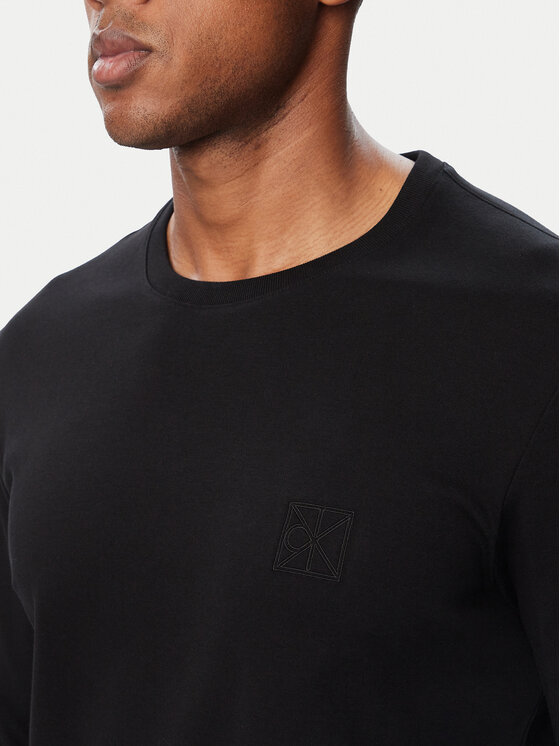 Calvin Klein Calvin Klein Longsleeve LV04LH808G Schwarz Slim Fit