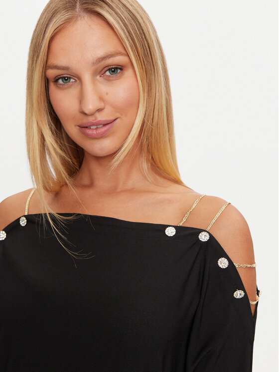 Marciano Guess Marciano Guess Cocktail obleka 4BGK80 6257A Črna Regular Fit