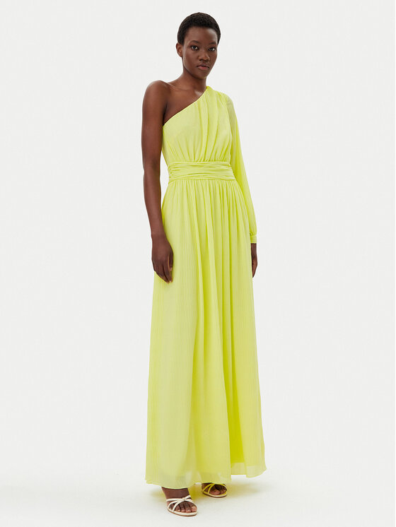 Rinascimento Rinascimento Rochie de seară CFC0123856003 Galben Regular Fit