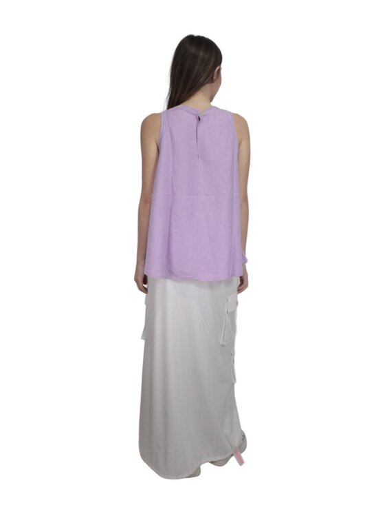 SUN68 SUN68 Canottiera q-roa-31771 Viola Regular Fit