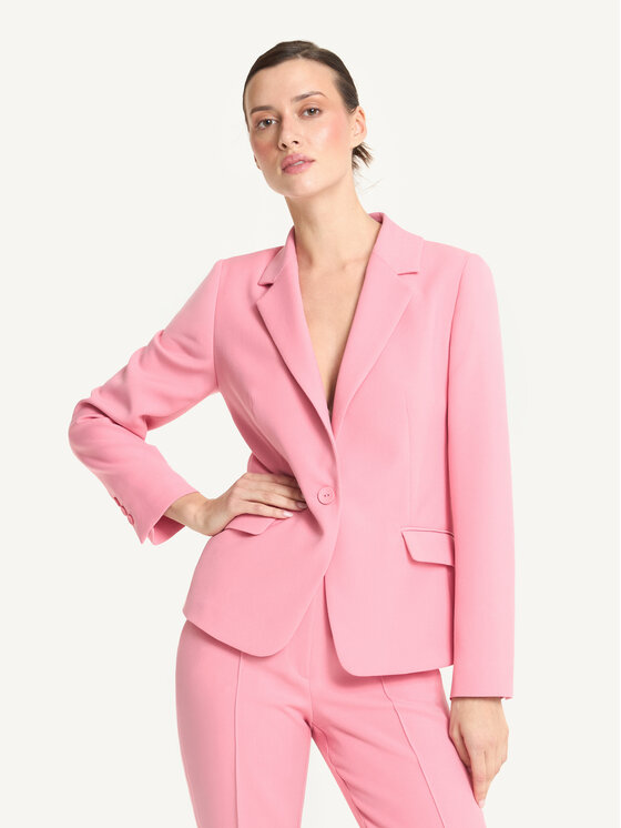 KMX KMX Marynarka 108630018 Różowy Fitted Fit