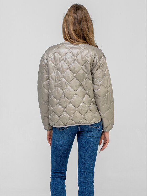 Perso Perso Bunda pro přechodné období BLE260048F Béžová Regular Fit