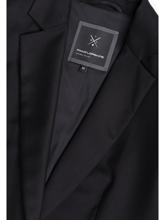 Pako Lorente Pako Lorente Marynarka B24SB-3G-027 Czarny Slim Fit
