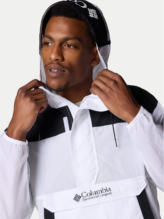 Columbia Columbia Bunda anorak Challenger™ Windbreaker Anorak 2117001 Bílá Active Fit