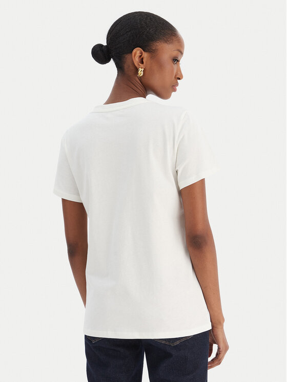 Liu Jo Sport Liu Jo Sport Póló TF5275 JS923 Ekru Regular Fit