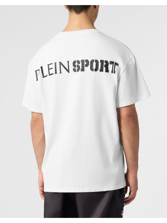 Plein Sport Plein Sport T-Shirt 28355 Biały Regular Fit