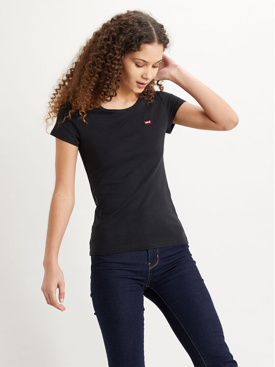 Levi's® Levi's® Set dveh majic The Perfect 74856-0006 Črna Regular Fit