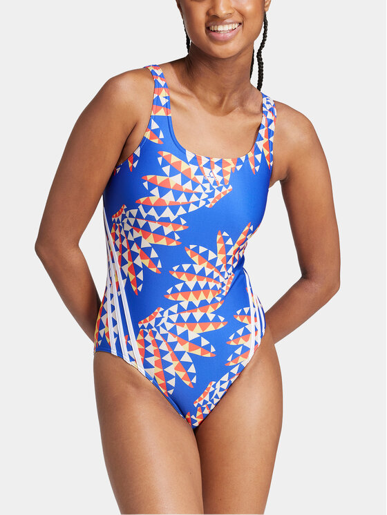 adidas adidas Bikiny FARM Rio 3-Stripes IR6228 Modrá Regular Fit