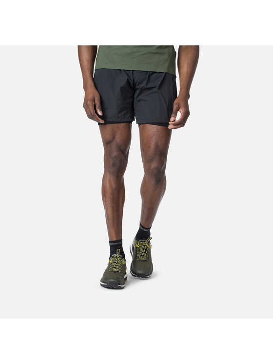Spodnie przeciwdeszczowe, rozmiar L, Czarne, TRAIL SHORTS