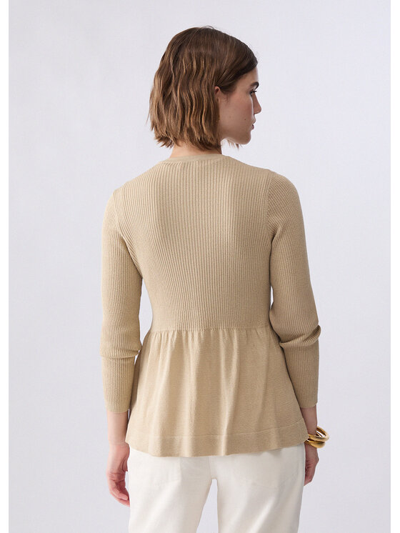 Liu Jo Liu Jo Maglione WF6181MS46JA4357 Beige Regular Fit