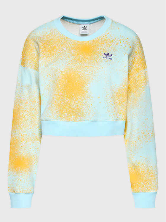 adidas adidas Džemperis Allover Print HL6600 Spalvota Relaxed Fit
