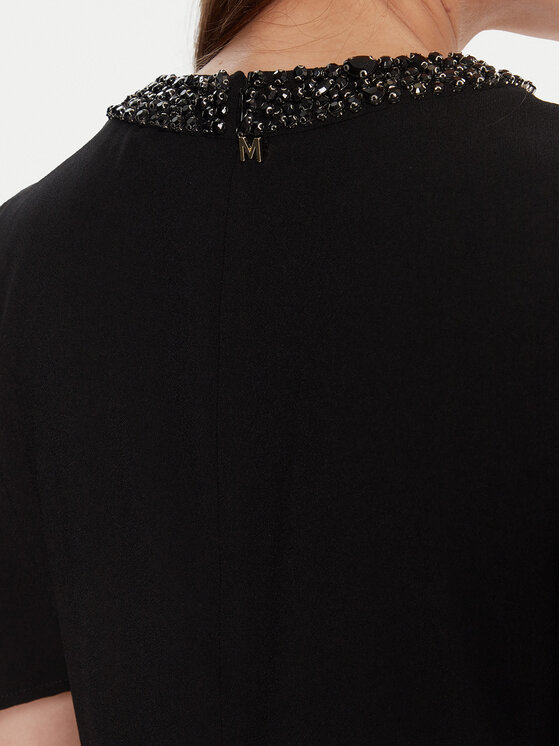 LOLA CASADEMUNT LOLA CASADEMUNT Abito da cocktail MF2516012 Nero Regular Fit