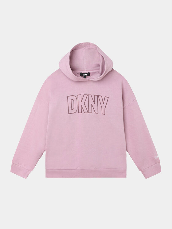 DKNY Majica Dugih Rukava D55000 D Ružičasta Regular Fit