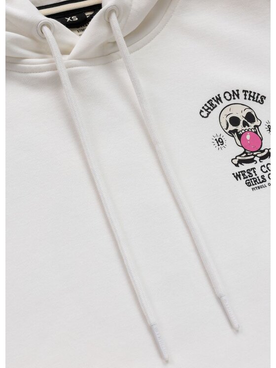 PITBULL PITBULL Bluza CHEW ON THIS Biały Regular Fit