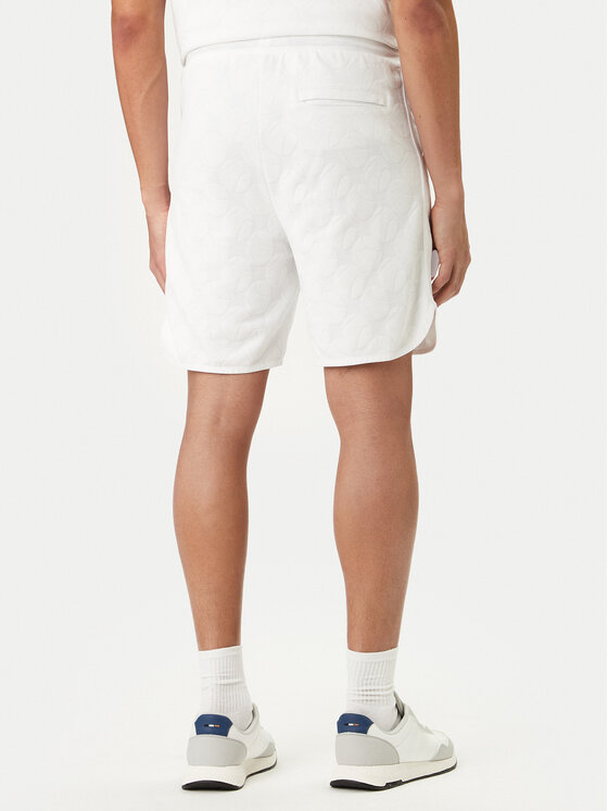 BOSS BOSS Pantaloncini sportivi Member 50558883 Bianco Relaxed Fit